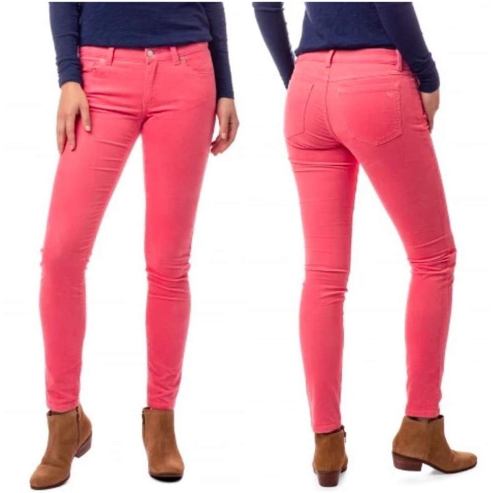 Southern Tide Skinny Corduroy Pants in Desert Rose Size 25 NWT - Picture 1 of 10